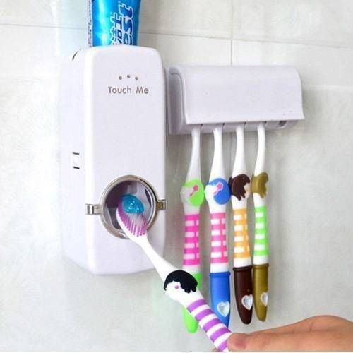 Dispenser Aplicador Pasta Dente Creme Dental Escova Suporte