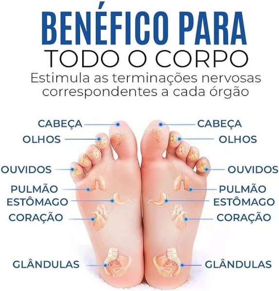 Massageador de Pés e Pernas EMS, Relaxa, Alivia Dores e Melhora Circulação