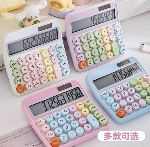 Calculadora Média Cores Macaron Aiker AK-J039