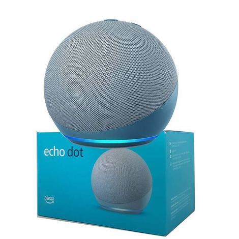 Echo Dot Amazon Smart Speaker Alexa 5ª Geração - AZUL