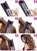 MODELADOR DE CABELO AUTOMÁTICO RECARREGÁVEL SEM FIO BATERIA 4800mAh TOMATE MAG-021 SJ-868