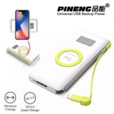 Power Bank Sem Fio Turbo PD18W H maston CHNPINENG 10000 mah PN888PD