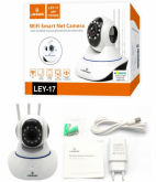 Câmera 3 ANTENAS Ip Wireless Visão Noturna 720p APP YOOSSE LEHMOX LEY-17