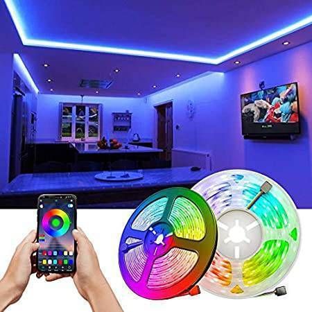 Fita De LED 5050 RGB 5M Controle De Som Música Ligação USB Efeito Interativo PEINING PEI-P-5051-5