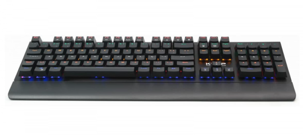 Teclado Gamer Mecânico c/fio LED RGB KNUP KP-TE121