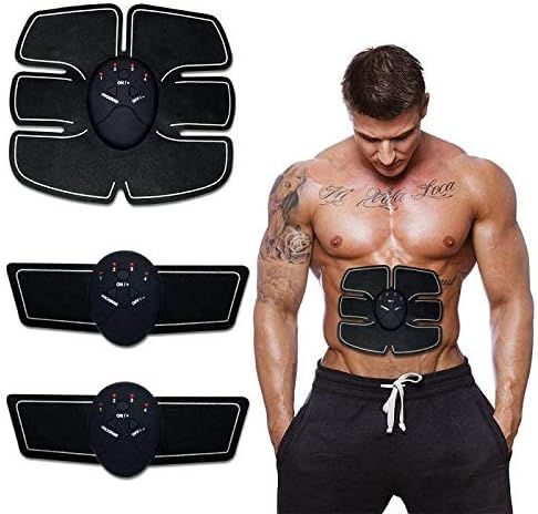 Estimulador e Tonificador Muscular EMS Fit para Abdomen Braços e Corpo