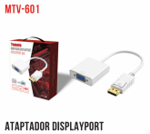 Conversor Displayport Macho Para Vga Fêmea Tomate Mtv-601