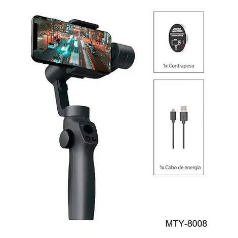 Estabilizador de Celular Gimbal Tomate Mty-8008