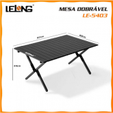 Mesa Dobrável Material de Metal 60CM*87CM*44CM LELONG LE-5403