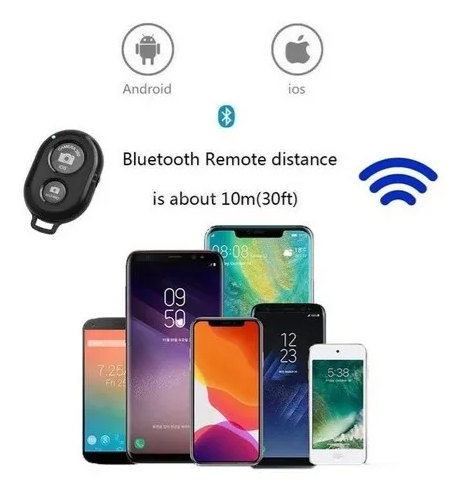 Controle Bluetooth Celular Para Selfie Bluetooth Remote Shutter LY-ZPQ